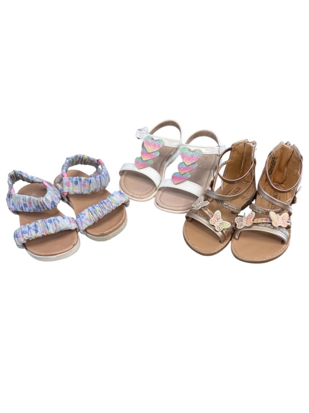 Lot of Toddler Girl Sandals Size 7